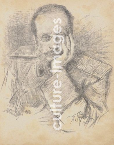 Ilja Jefimowitsch Repin, Portrait of the composer César Antonovich Cui (1835-1918)