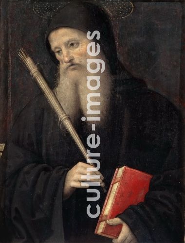 Perugino, Saint Benedict (Predella of the San Pietro Polyptych)