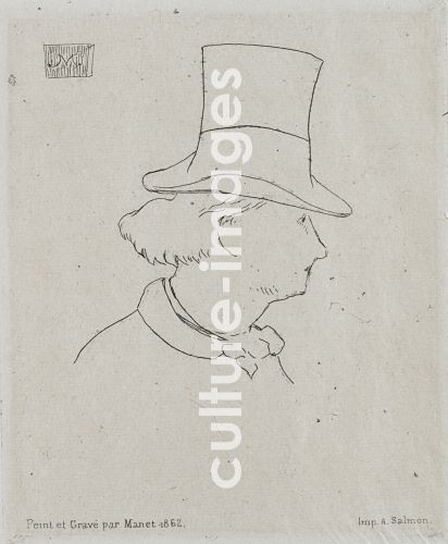 Édouard Manet, Portrait of Charles Baudelaire (1821-1867)