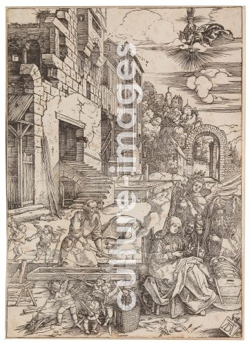 Albrecht Dürer, The Sojourn of the Holy Family in Egypt, from The Life of the Virgin