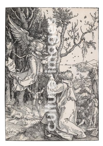 Albrecht Dürer, Joachim and the Angel, from The Life of the Virgin