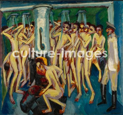 Ernst Ludwig Kirchner, Das Soldatenbad (Artillerymen)