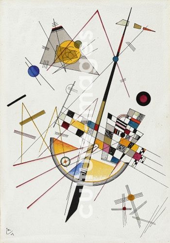 Wassily Wassiljewitsch Kandinsky, Zarte Spannung (Delicate Tension) No. 85