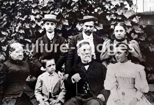 Unbekannter Fotograf, Familie von Louis Pasteur