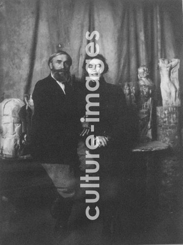 Unbekannter Fotograf, Hochzeitsfoto von Sergei und Margarita Konenkow