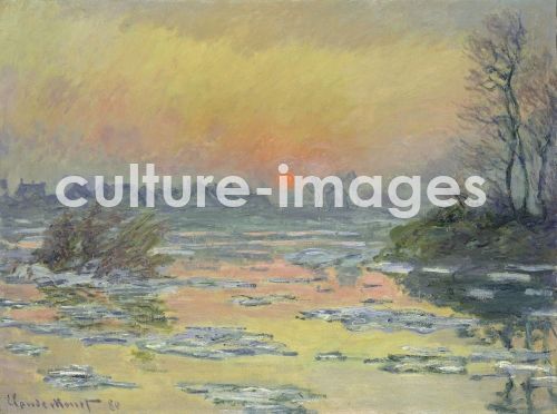 Claude Monet, Coucher de Soleil sur la Seine (Sonnenuntergang an der Seine)