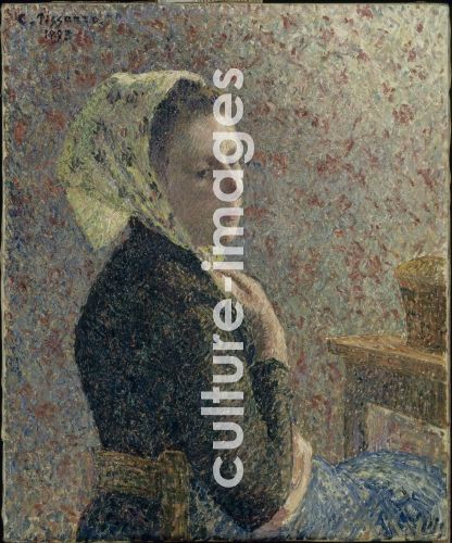 Camille Pissarro, Femme au fichu vert (Frau mit grünem Schal)