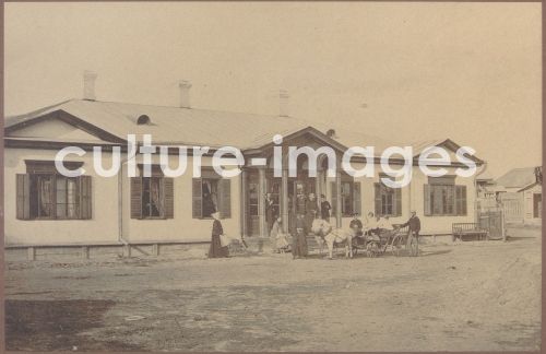 Unbekannter Fotograf, Pjotr Tschaikowski (1840-1893) mit der Dawydow-Familie im Landgut Werbowka