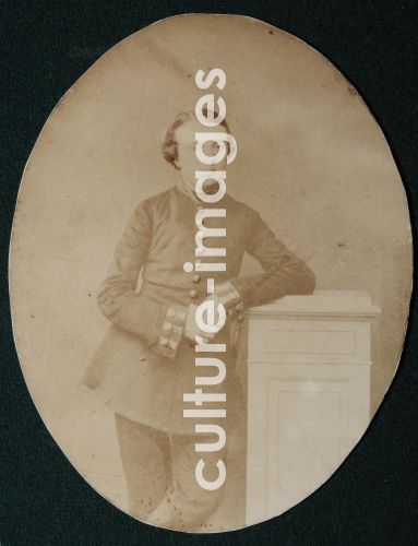 Unbekannter Fotograf, Porträt von Dichter Alexei Nikolajewitsch Apuchtin (1840-1893)