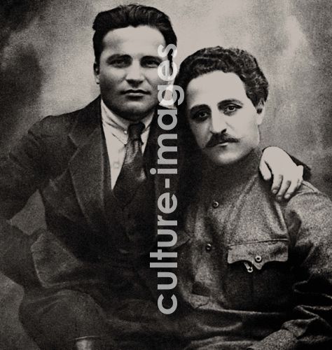 Unbekannter Fotograf, Sergei Kirow (1886-1934) und Sergo Ordschonikidse (1886-1937)