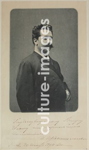 Unbekannter Fotograf, Porträt von Sänger Ippolit Petrowitsch Prjanischnikow (1847-1921)