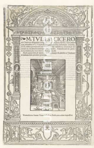 Albrecht Dürer, Title page of "Cicero