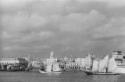 Kuba, Havanna, Stadtansicht, Segelschiff, Karibik.