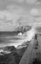 Kuba, Havanna, Hafenausfahrt, Malecon, Karibik.