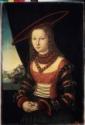 Lucas Cranach der Ältere, Bildnis einer Frau (Prinzessin Sibylle von Jülich-Kleve-Bergdes, Braut des Kurfürsten Friedrich III. von Sachsen)