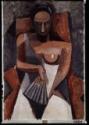 Pablo Picasso, Frau mit Fächer