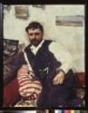 Valentin Alexandrowitsch Serow, Porträt des Malers Konstantin Korowin