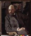 Valentin Alexandrowitsch Serow, Porträt des Malers Ilja Ostrouchow
