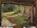 Valentin Alexandrowitsch Serow, Landschaft mit Pferd (Bauerngehöft)