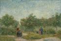 Vincent van Gogh, Garten in Montmartre mit Liebespaar