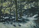 Paul Cézanne, Schneeschmelze in Fontainebleau