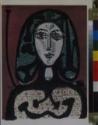 Pablo Picasso, Picasso, Pablo (1881-1973), Die Frau mit dem grünen Haar