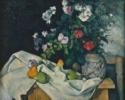 Paul Cézanne, Stillleben mit Blumen und Früchten