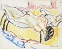 Ernst Ludwig Kirchner, Liebespaar im Atelier (Zwei Akte)