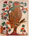 Russischer Meister, Russian master, The owl (Lubok),