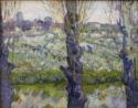 Vincent van Gogh, Blühender Obstgarten mit Blick auf Arles