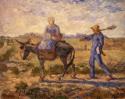 Vincent van Gogh, Morgen, Auf dem Weg zur Arbeit