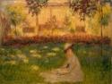 Claude Monet, Frau im Garten