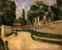 Paul Cézanne, Häuser entlang einer Straße