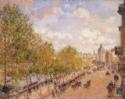 Camille Pissarro, Quai Malaquais am sonnigen Nachmittag