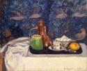 Camille Pissarro, Stilleben mit Kaffeekanne
