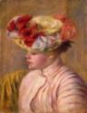 Pierre Auguste Renoir, Junge Frau mit Blumenhut