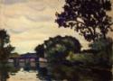 Pierre-Albert Marquet, Landschaft mit einer Brücke