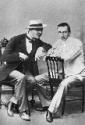 Komponist Sergei Rachmaninow (1873-1943) und Opernsänger Fjodor Schaljapin (1873–1938)
