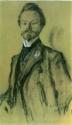 Valentin Alexandrowitsch Serow, Bildnis des Dichters Konstantin Balmont