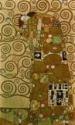 Gustav Klimt, Die Erfüllung (Die Umarmung) Entwurf für den Wandfries im Palais Stoclet in Brüssel, Detail
