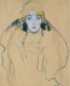 Gustav Klimt, Frauenkopf