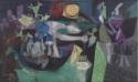 Pablo Picasso, Angeln bei Nacht in Antibes