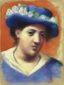 Pablo Picasso, Frau mit Blumenhut
