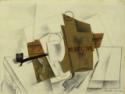 Pablo Picasso, Pfeife, Glas, Rumflasche