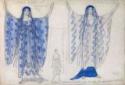 Léon Bakst, Phaedra. Costume design for the drama Hippolytus by Euripides