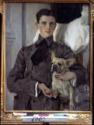 Valentin Alexandrowitsch Serow, Portrait of Prince Felix Yusupov, Count Sumarokov-Elston (1887-1967) with a dog