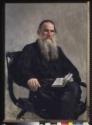 Ilja Jefimowitsch Repin, Portrait of the author Leo N. Tolstoy (1828-1910)