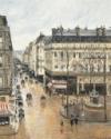 Camille Pissarro, Rue Saint-Honoré in the Afternoon. Effect of Rain
