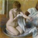 Edgar Degas, Femme au tub