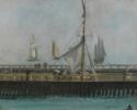 Édouard Manet, The jetty of Boulogne-sur-Mer